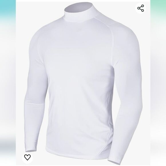 NWT Tommie Copper Mens Performance Active Fit Long Sleeve Mock Neck - Picture 4 of 9
